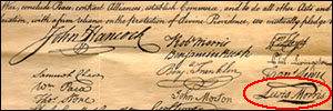 A signer of the Declaration of Independence was another